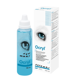 Ocryl tear stain and eye cleansing solution